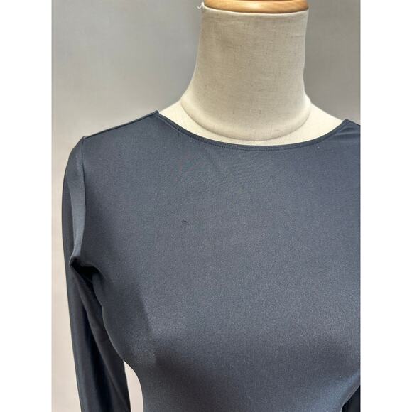 Outdoor Voices Beam 3.5" bodysuit in black  long sleeve Size Medium NWT - Picture 7 of 16